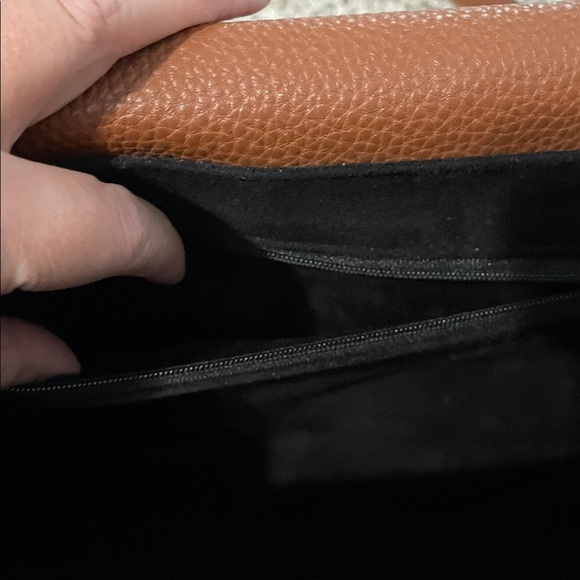 Steve Madden Brown and Snake Pattern Satchel - Picture 6 of 7